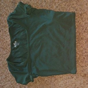NWT Hollister Green Ribbed Short Sleeve Size Large (L)